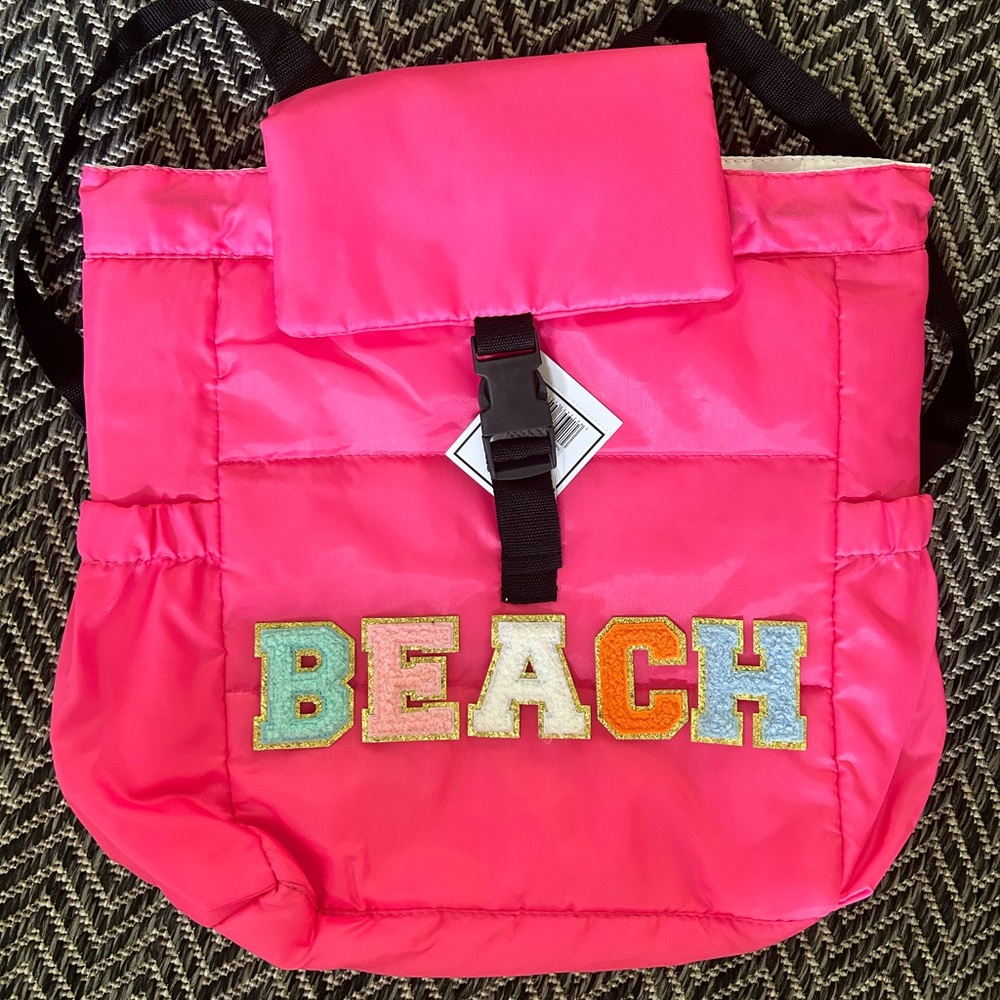 Small backpack- Judith March / Stoney Clover inspired pool or beach bag.